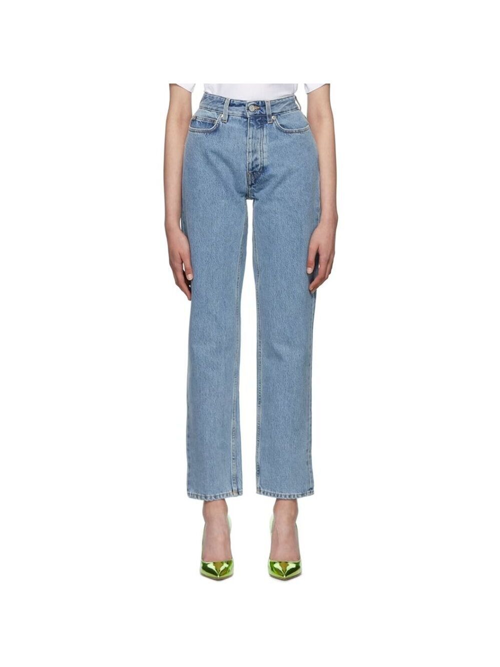 Won Hundred Blue Distressed Pearl Jeans